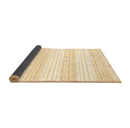 Sideview of Abstract Brown Contemporary Rug, con962brn