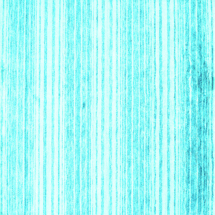 Square Abstract Turquoise Contemporary Rug, con962turq