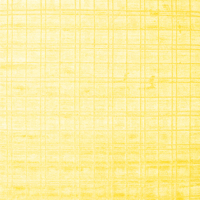 Solid Yellow Modern Rug, con963yw