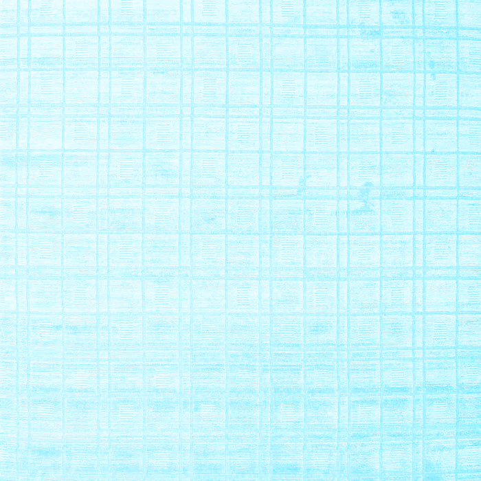 Machine Washable Solid Light Blue Modern Rug, wshcon963lblu