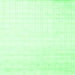 Square Machine Washable Solid Emerald Green Modern Area Rugs, wshcon963emgrn