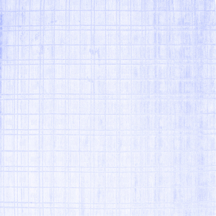 Square Machine Washable Solid Blue Modern Rug, wshcon963blu