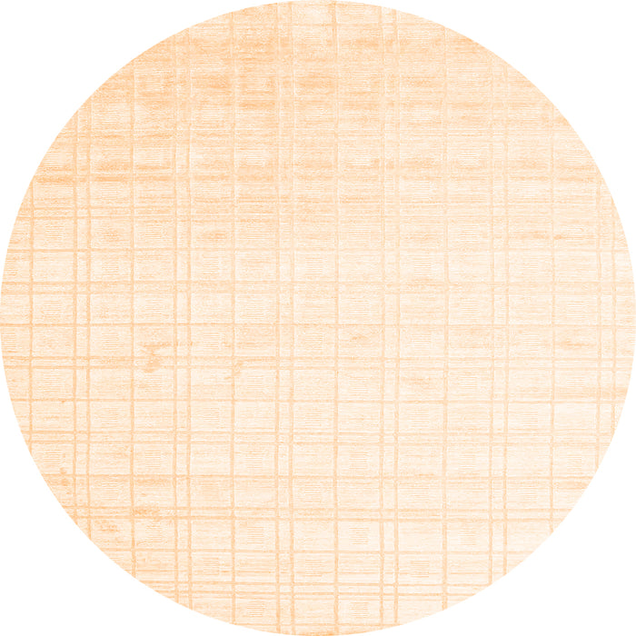 Square Solid Orange Modern Rug, con963org