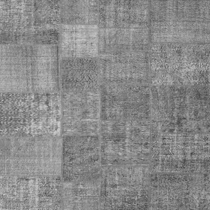 Serging Thickness of Patchwork Gray Transitional Rug, con964gry
