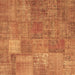 Square Patchwork Brown Transitional Rug, con964brn