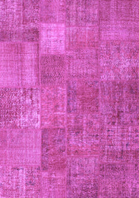 Patchwork Purple Transitional Rug, con964pur