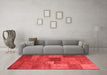 Transitional Red Washable Rugs