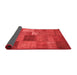 Patchwork Red Transitional Area Rugs