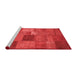 Transitional Red Washable Rugs