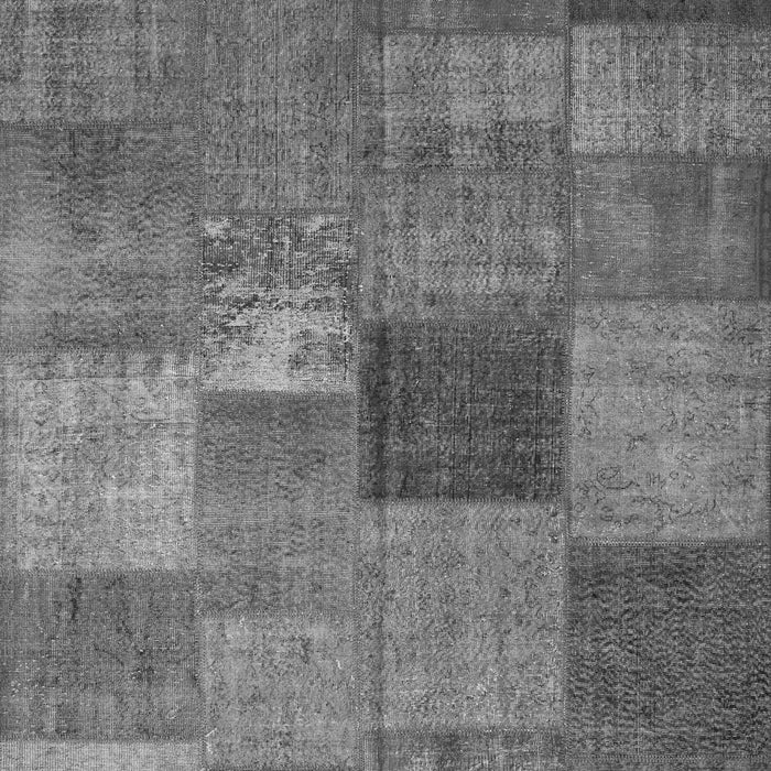 Patchwork Gray Transitional Rug, con965gry