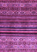 Machine Washable Abstract Purple Contemporary Area Rugs, wshcon966pur