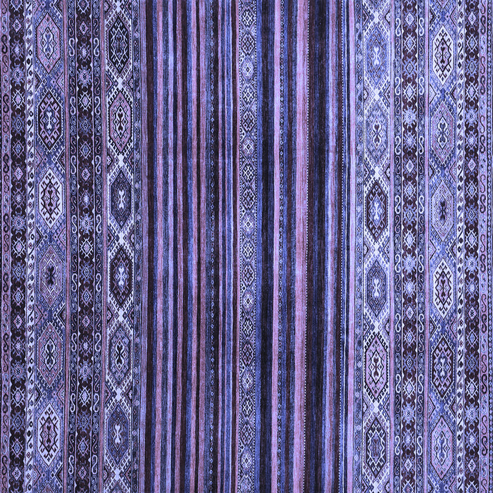 Square Abstract Blue Contemporary Rug, con966blu