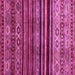 Square Abstract Pink Contemporary Rug, con966pnk