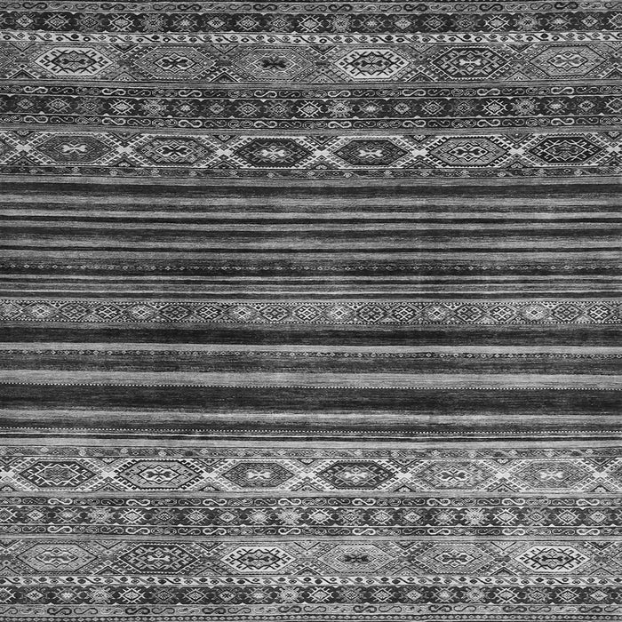 Serging Thickness of Abstract Gray Contemporary Rug, con966gry