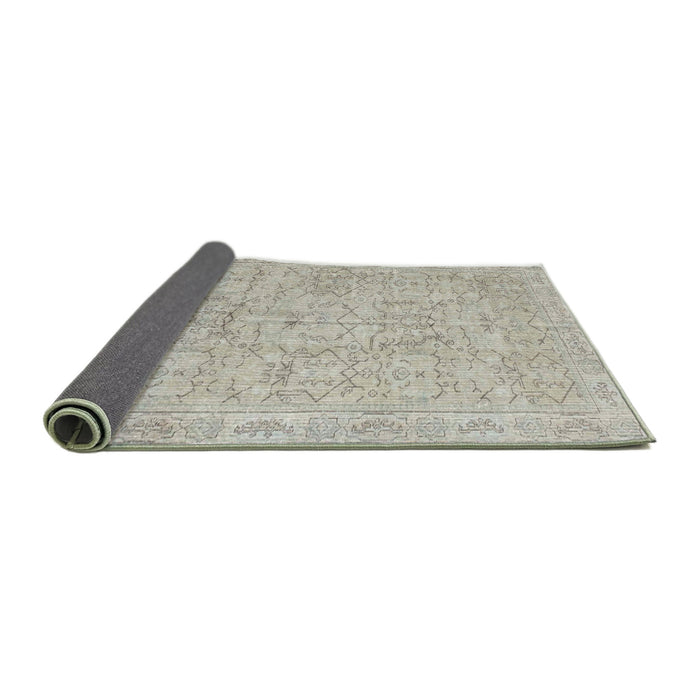 Thickness of Contemporary Green Modern Rug, con967