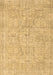 Abstract Brown Contemporary Rug, con967brn