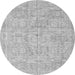 Square Abstract Gray Contemporary Rug, con967gry