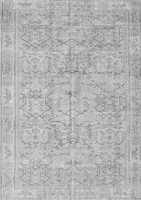 Abstract Gray Contemporary Rug, con967gry