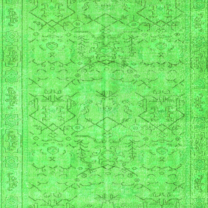 Abstract Green Contemporary Rug, con967grn