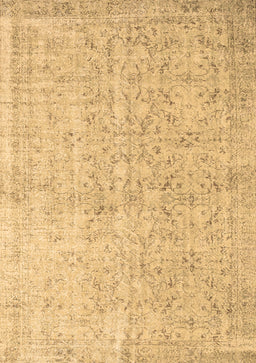 Abstract Brown Contemporary Rug, con968brn
