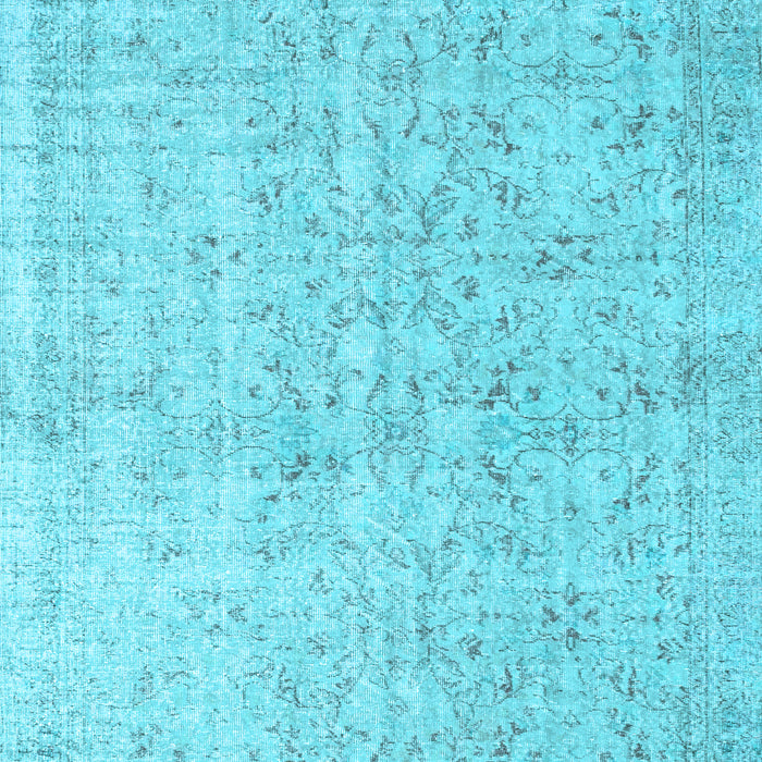 Machine Washable Abstract Light Blue Contemporary Rug, wshcon968lblu