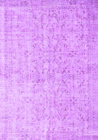 Abstract Purple Contemporary Rug, con968pur