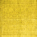 Square Abstract Yellow Contemporary Rug, con968yw