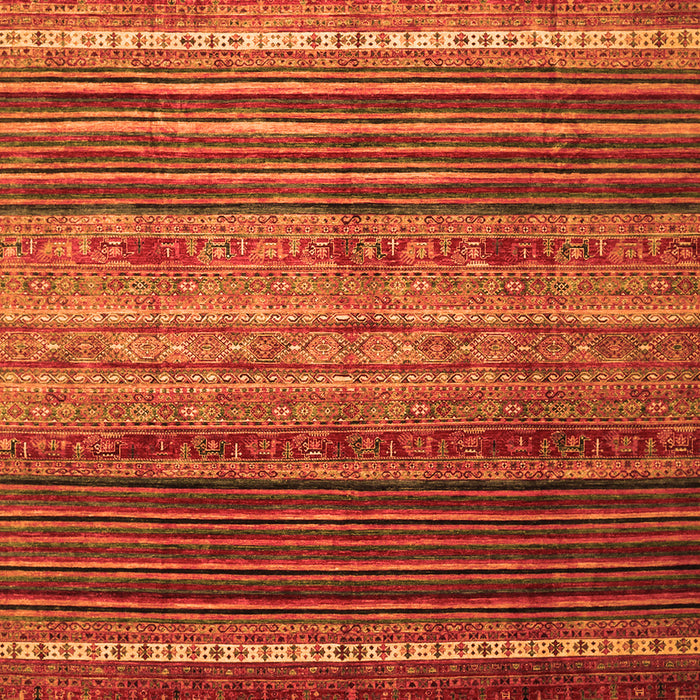 Oriental Orange Traditional Rug, con969org