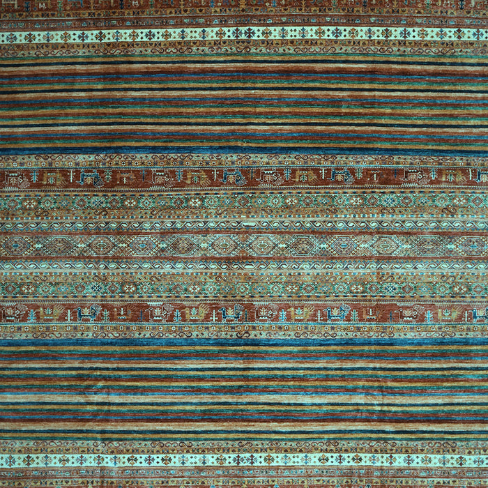 Machine Washable Oriental Light Blue Traditional Rug, wshcon969lblu