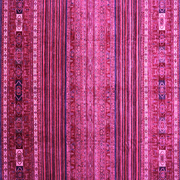 Square Machine Washable Oriental Pink Traditional Rug, wshcon969pnk