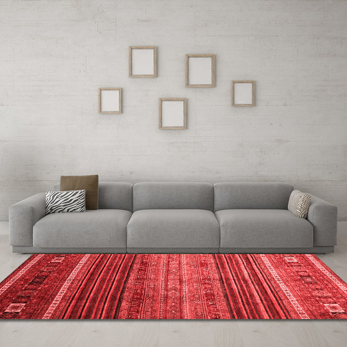 Traditional Red Washable Rugs