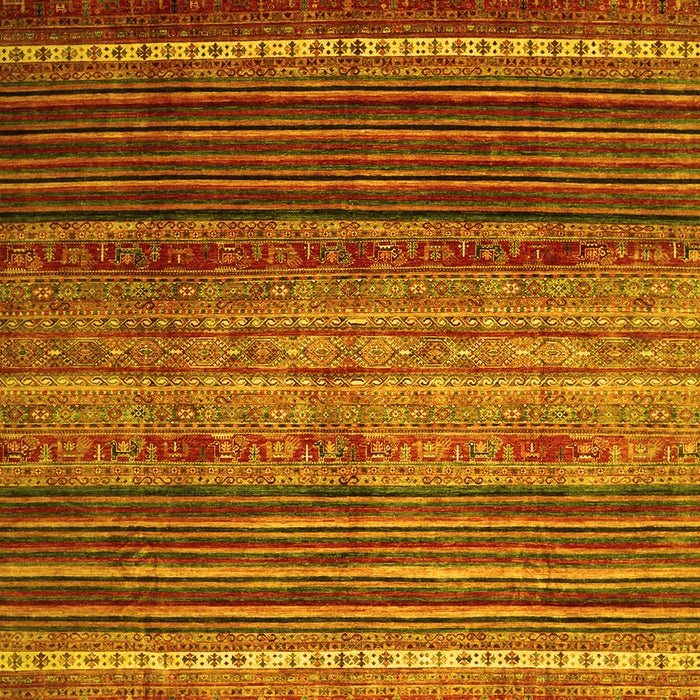 Oriental Yellow Traditional Rug, con969yw