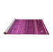 Sideview of Machine Washable Oriental Purple Traditional Area Rugs, wshcon969pur