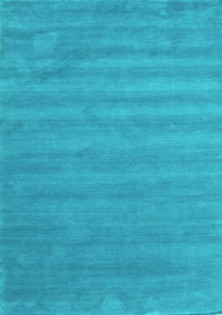 Abstract Turquoise Contemporary Rug, con96turq