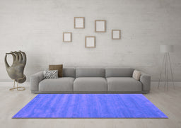 Machine Washable Abstract Purple Contemporary Area Rugs in a Living Room, wshcon96pur