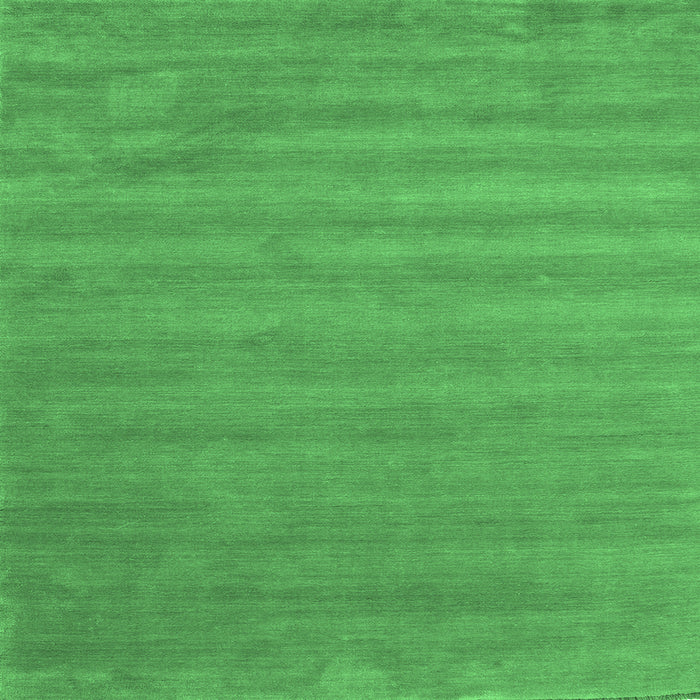 Square Abstract Emerald Green Contemporary Rug, con96emgrn