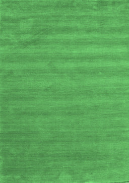 Abstract Emerald Green Contemporary Rug, con96emgrn