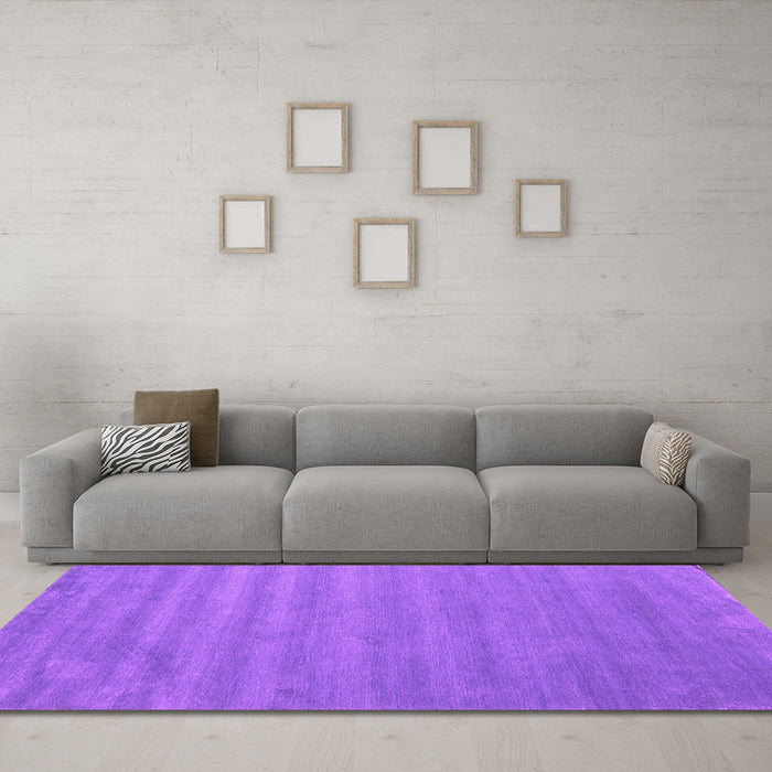 Machine Washable Abstract Pink Contemporary Rug in a Living Room, wshcon96pnk