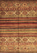 Machine Washable Oriental Brown Traditional Rug, wshcon970brn