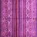 Square Oriental Purple Traditional Rug, con970pur