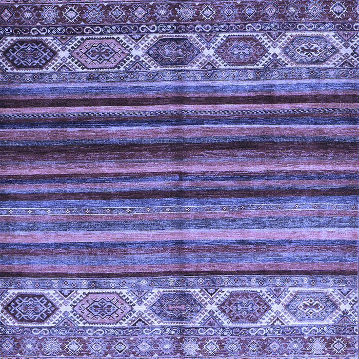 Machine Washable Oriental Blue Traditional Rug, wshcon970blu