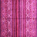 Square Oriental Pink Traditional Rug, con970pnk