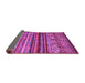 Sideview of Oriental Purple Traditional Rug, con970pur