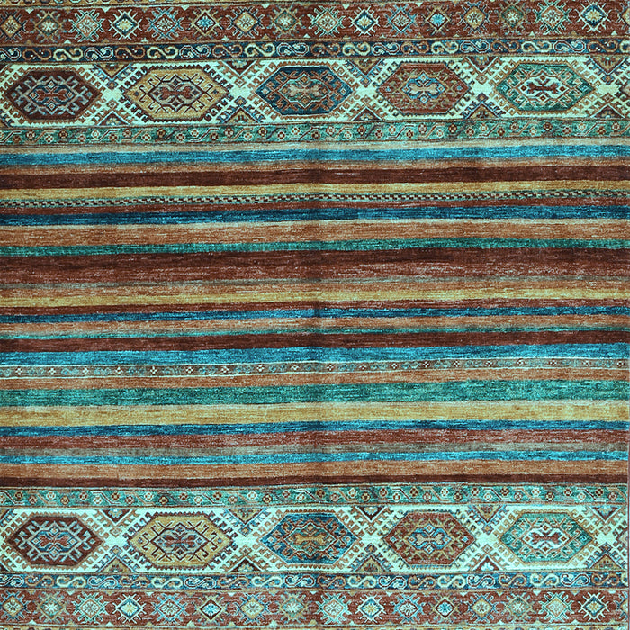 Oriental Light Blue Traditional Rug, con970lblu