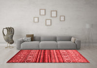 Machine Washable Oriental Red Traditional Rug, wshcon970red