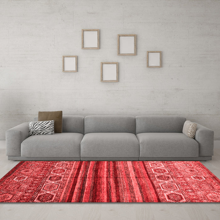 Traditional Red Washable Rugs