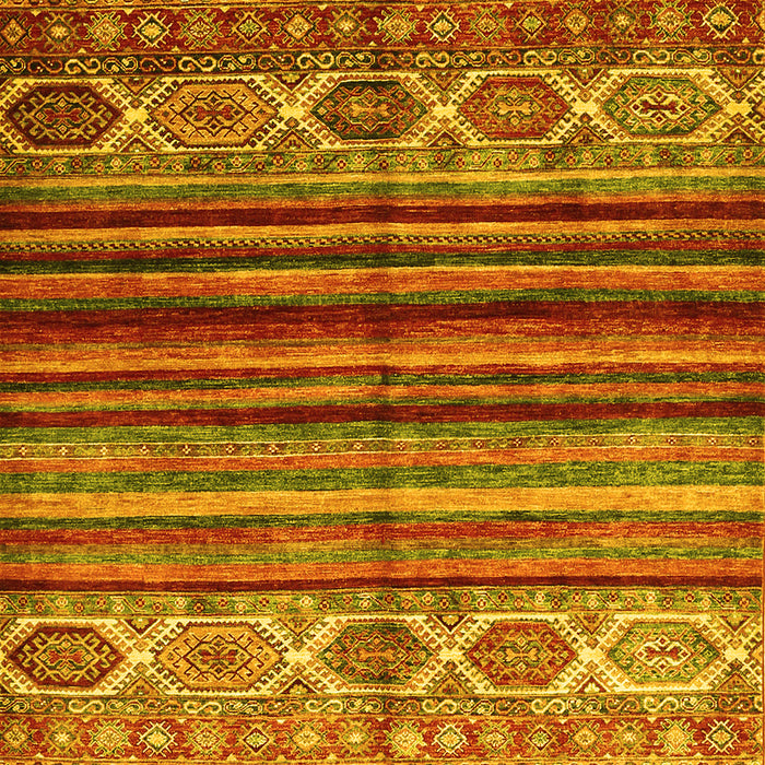 Oriental Yellow Traditional Rug, con970yw