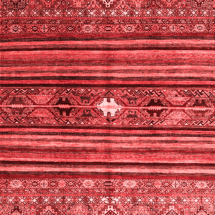 Abstract Red Contemporary Area Rugs