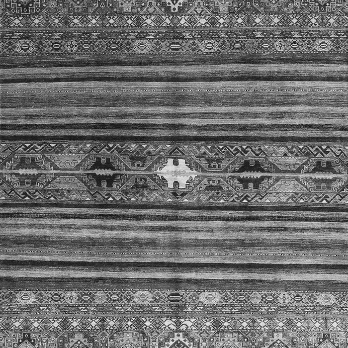 Abstract Gray Contemporary Rug, con971gry