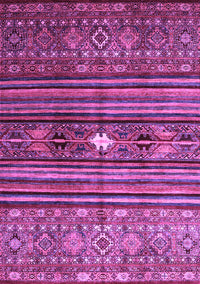 Abstract Purple Contemporary Rug, con971pur